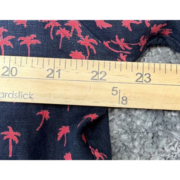 RODD AND Gunn Broadbay Sports Fit Short Sleeve Button Up Linen Shirt Size L - Picture 5 of 8